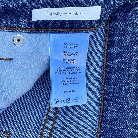 STS Blue Emily Stretch Denim Miniskirt Size 27 - Picture 4 of 4